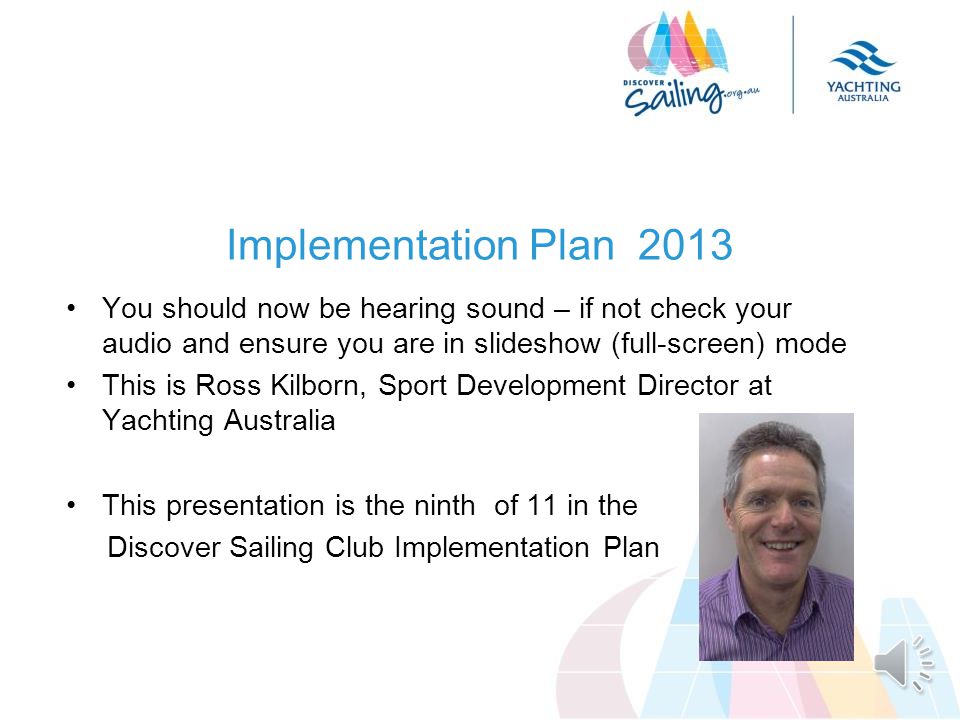 TITLE DATE Discover Sailing Club Implementation Plan 2013 Part 9. Club Promotion September 2013