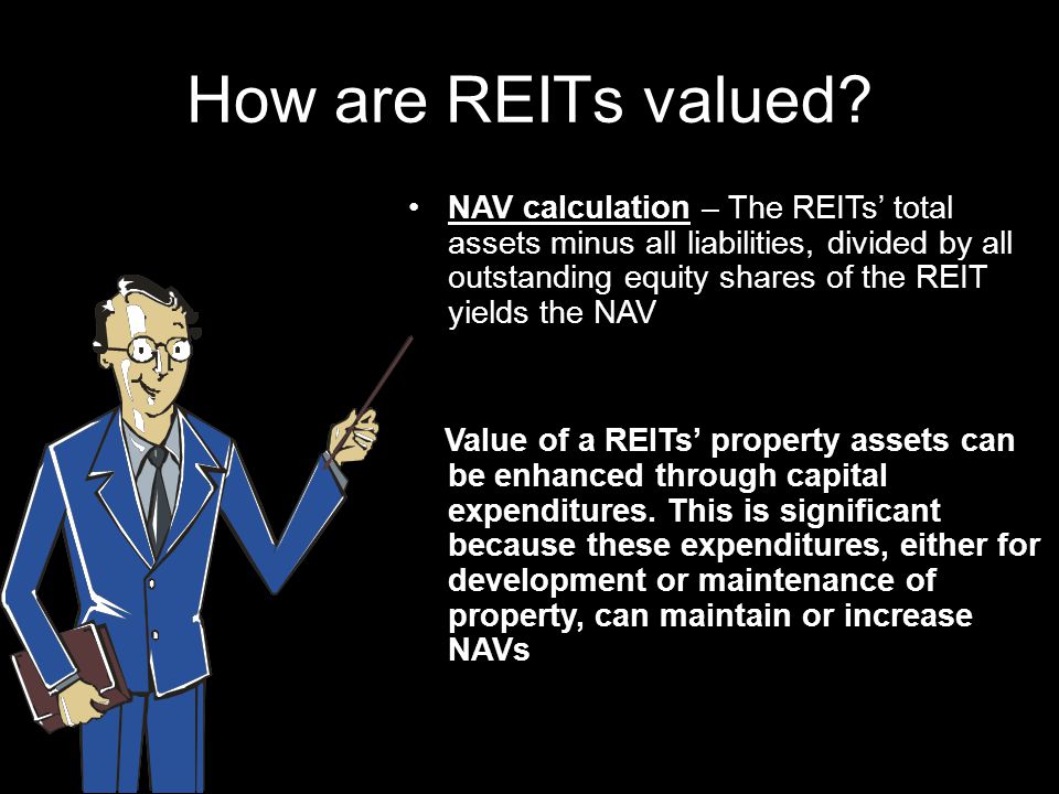 How are REITs valued.