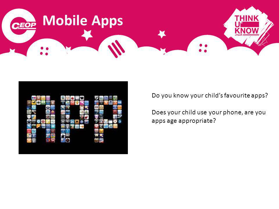 Do you know your childs favourite apps.