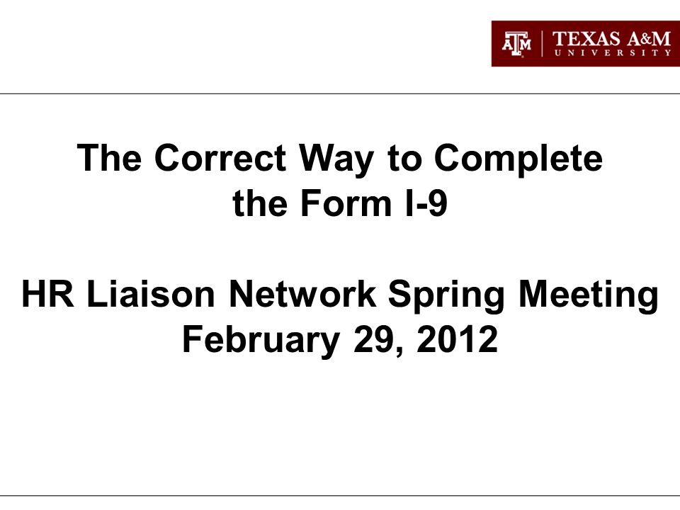 the correct way to complete the form i 9 hr liaison network spring i 9 form 2012