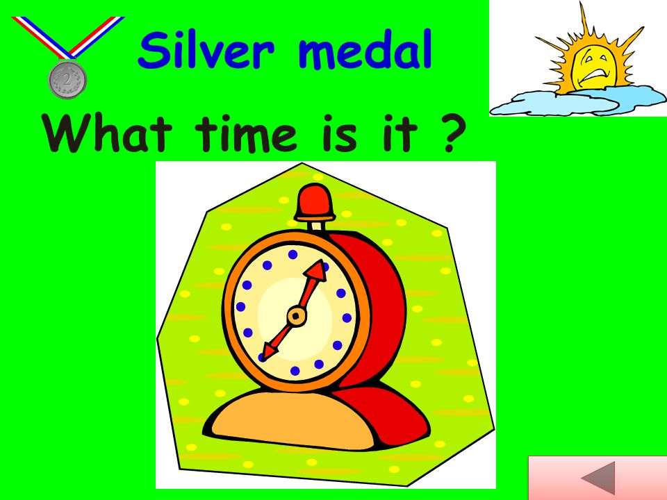 What time is it Bronze medal
