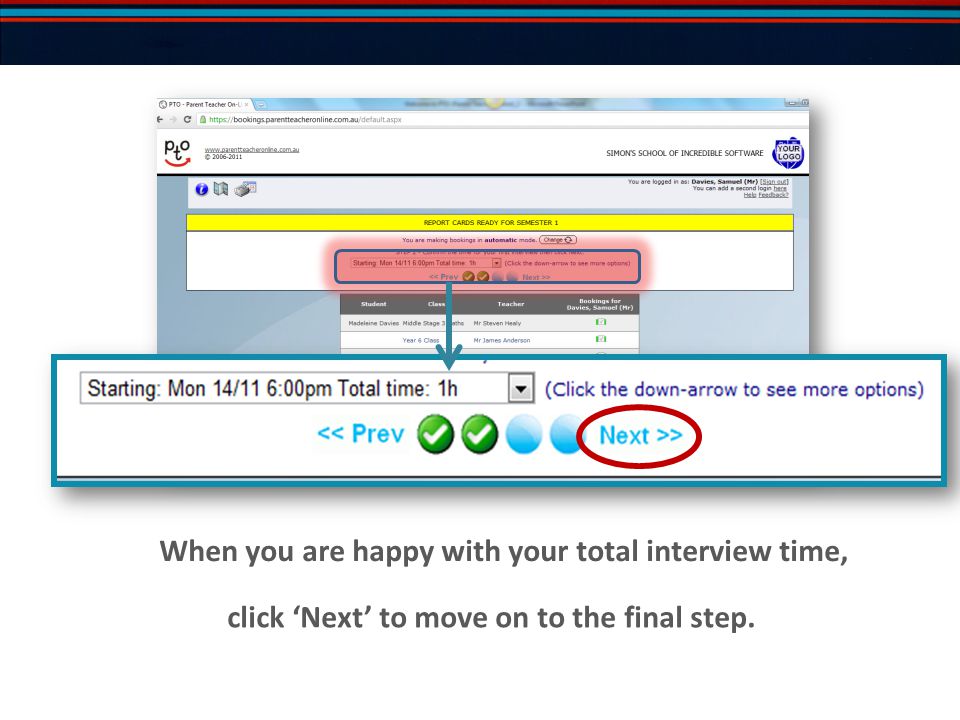 Now look at the total time needed for all of your interviews.