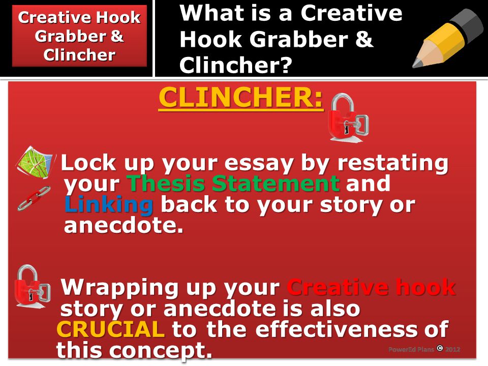 Clinchers For Essays
