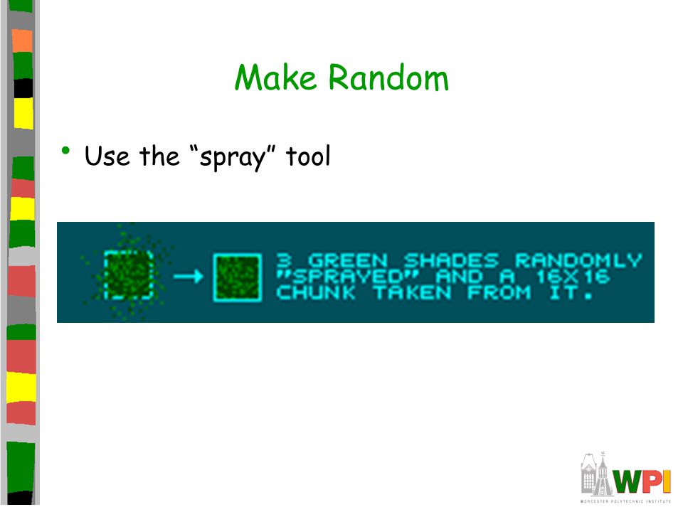 Make Random Use the spray tool
