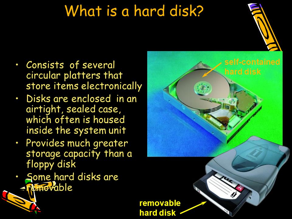 What is a hard disk.