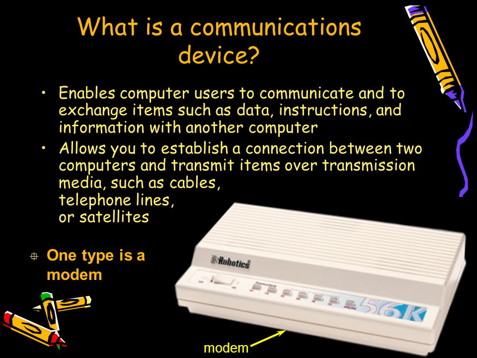 What is a communications device.