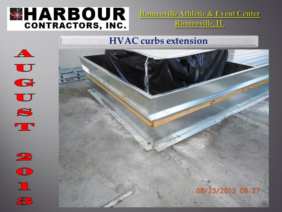 HVAC curbs extension
