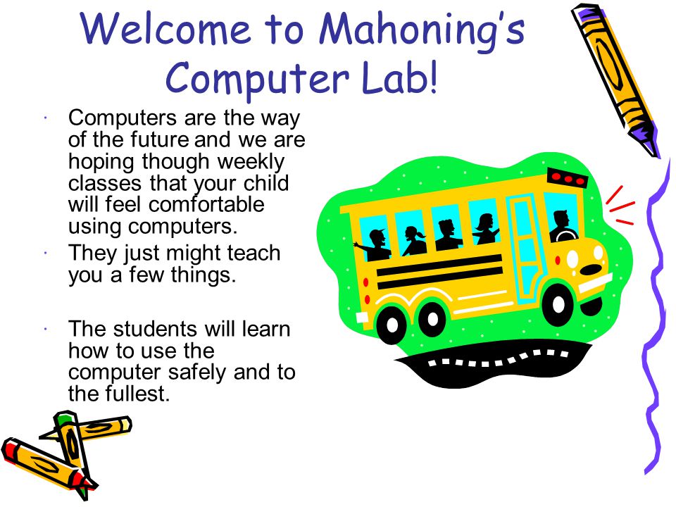 Mrs. Kistlers Computer Lab Welcome Students!