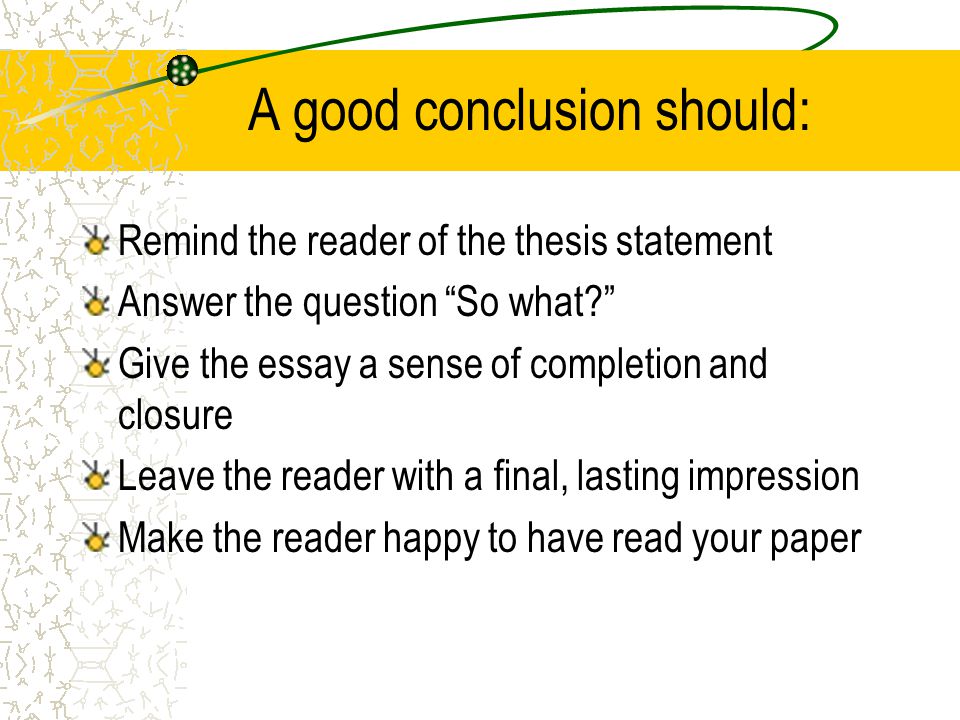 How To Write Essay Conclusion