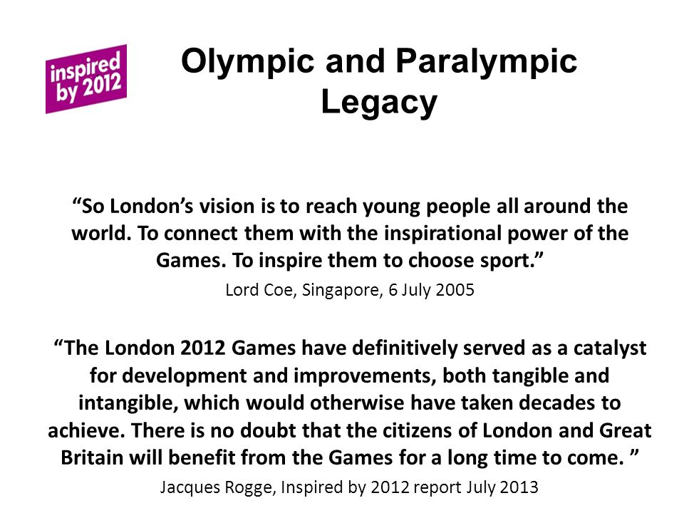 So Londons vision is to reach young people all around the world.