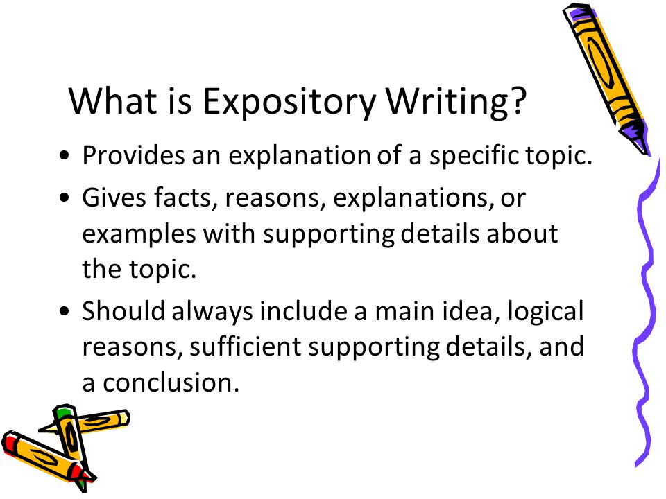 How to write a good expository essay