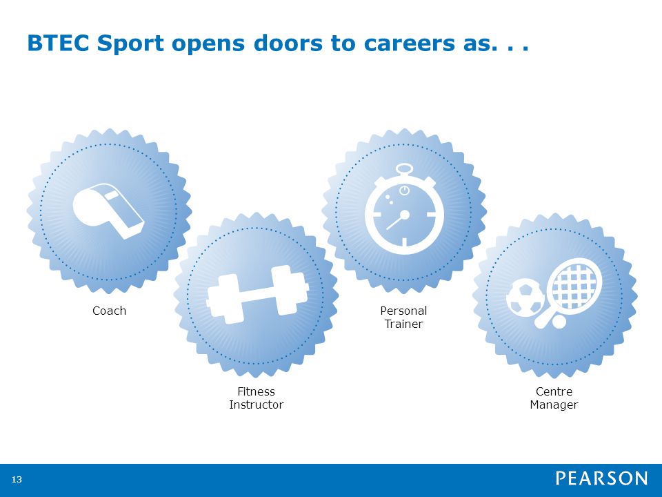 BTEC Sport opens doors to careers as Coach Fitness Instructor Personal Trainer Centre Manager