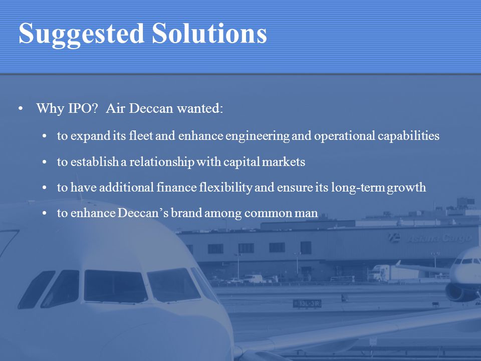 Suggested Solutions Why IPO.