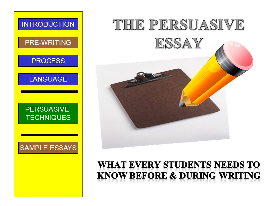 Persuasive Techniques In Essays