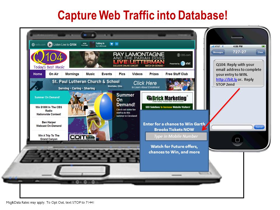 Capture Web Traffic into Database.