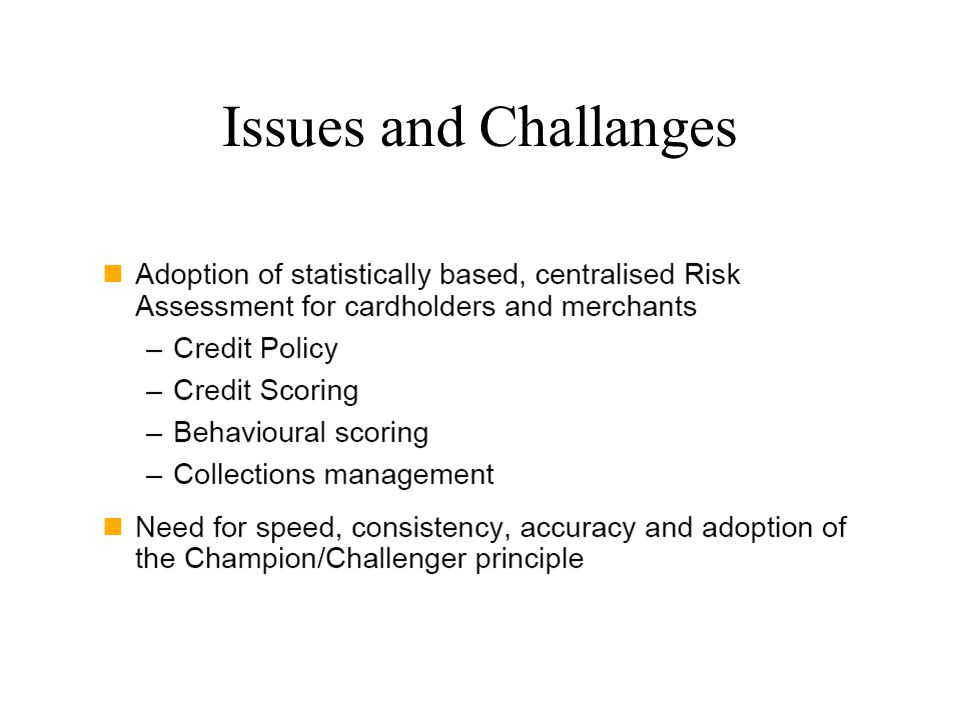 Issues and Challanges