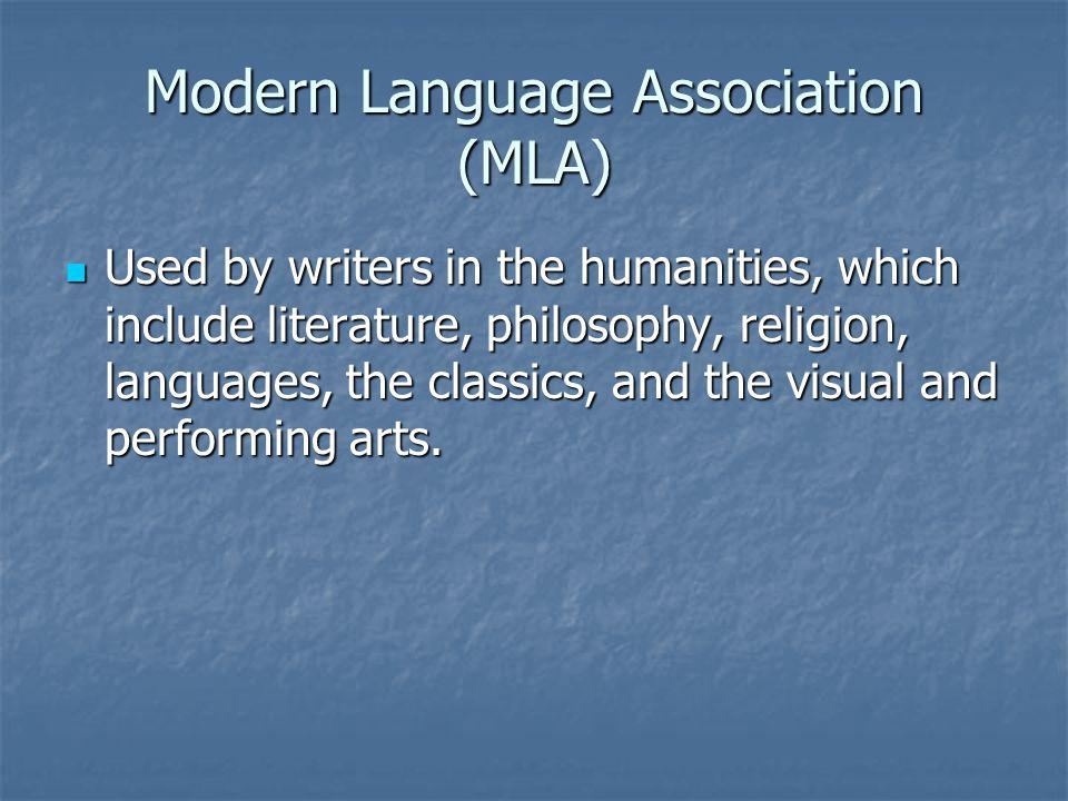 modern language association mla style for research papers modern language association mla style for research papers