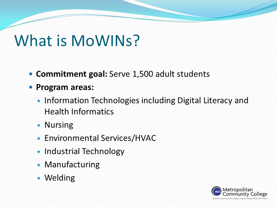 What is MoWINs.