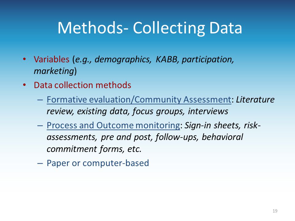 Essay Methods