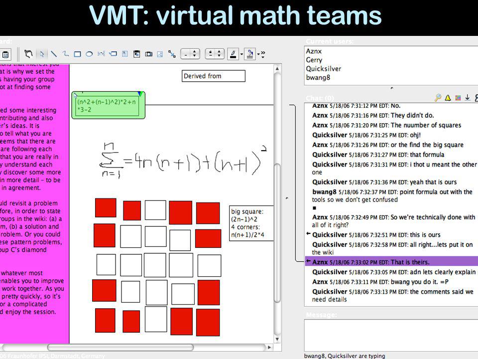 5 VMT: virtual math teams