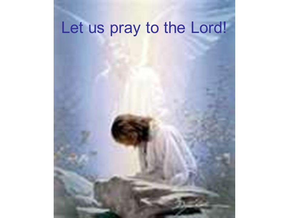 Let us pray to the Lord!