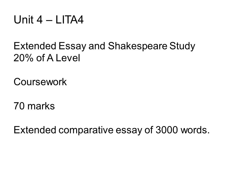 Extended Essay First Person