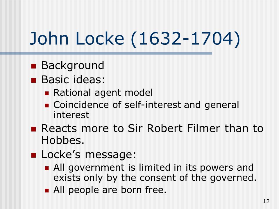 john ideal of locke form government