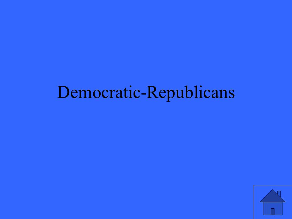 Democratic-Republicans