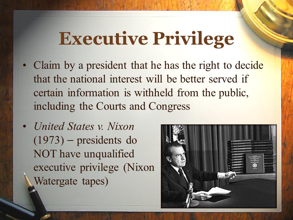 executive privilege Ian millhiser provides a primer for the kagan nomination process on what executive privilege is, why some documents can’t be disclosed, and how to overcome it. executive privilege Ian millhiser provides a primer for the kagan nomination process on what executive privilege is, why some documents can’t be disclosed, and how to overcome it.