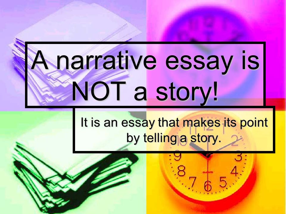 Narrative essay example introduction