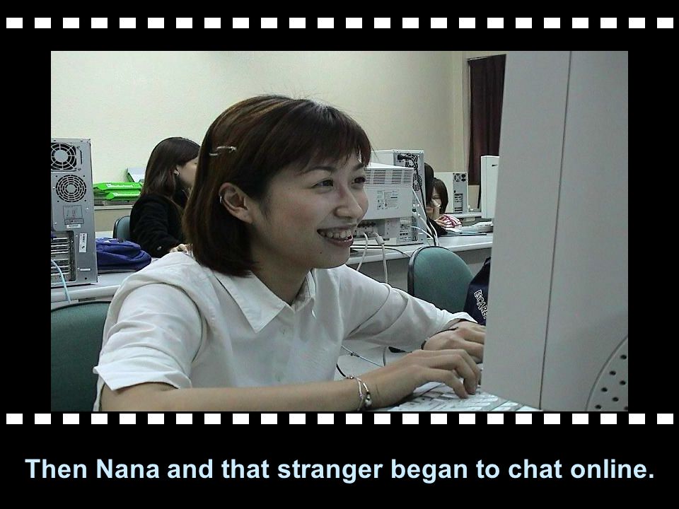 One stranger wanted to chat with Nana.