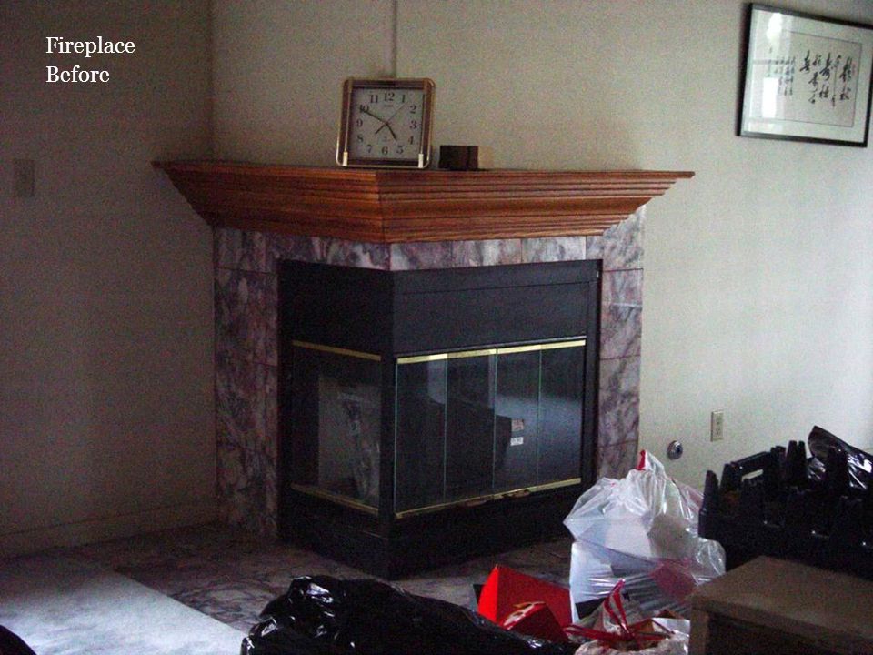 Fireplace Before