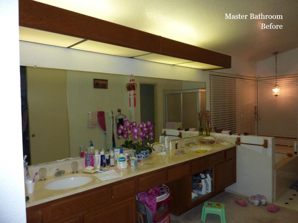 Master Bathroom Before