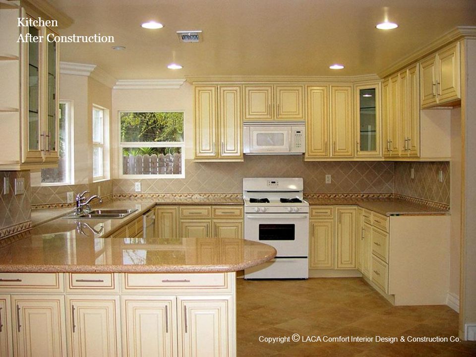 Kitchen After Construction Copyright © LACA Comfort Interior Design & Construction Co.