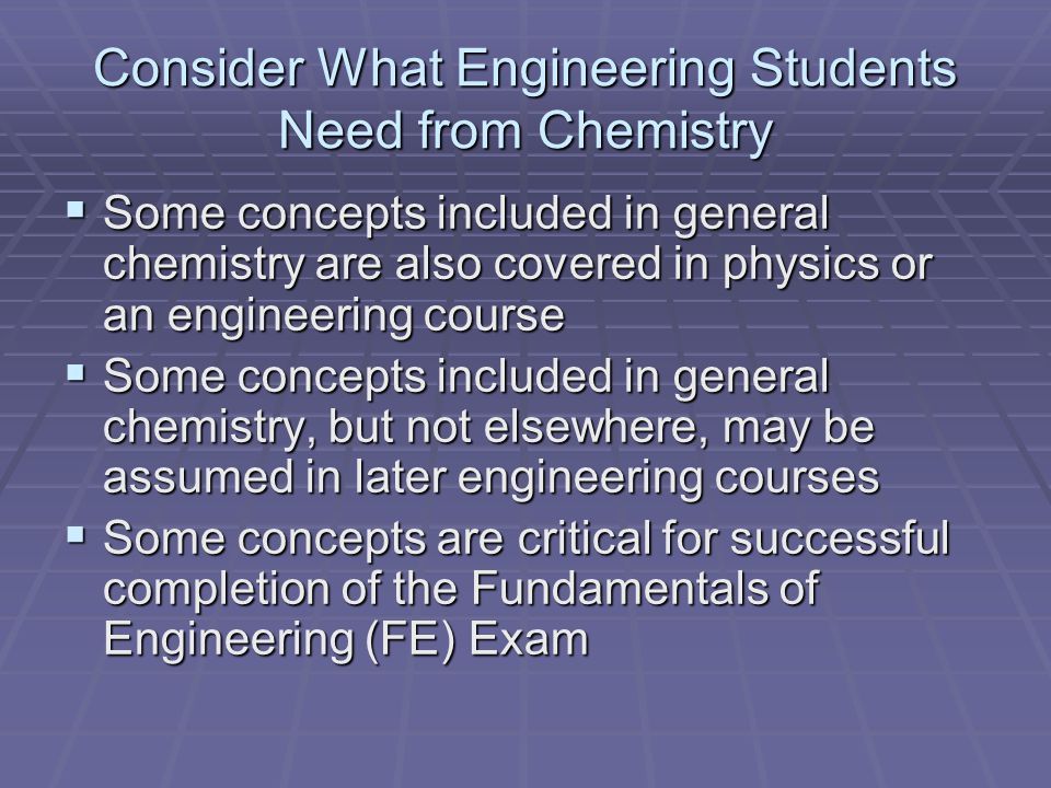 chemistry for engineering students