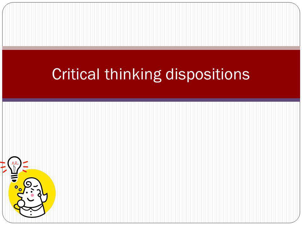 To Think Critically