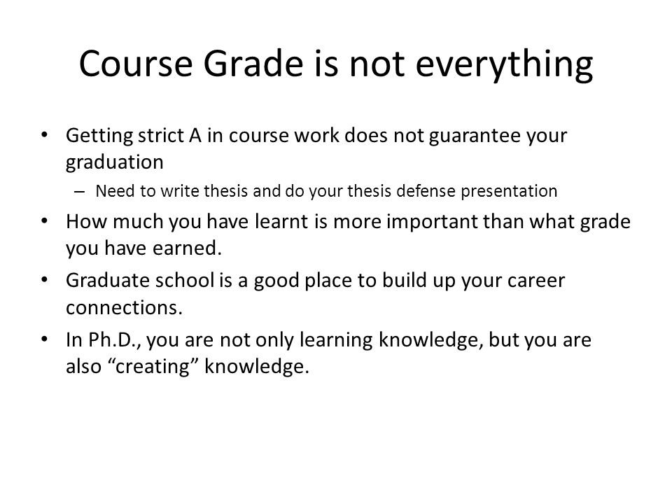 Should I Write a Thesis? - Undergraduate Thesis - For Current