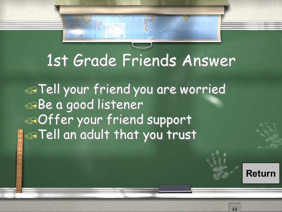 1st Grade Friends / How can you help a friend in a dating relationship