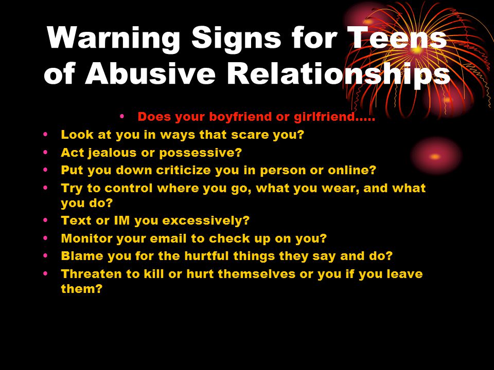 Possessive men warning signs