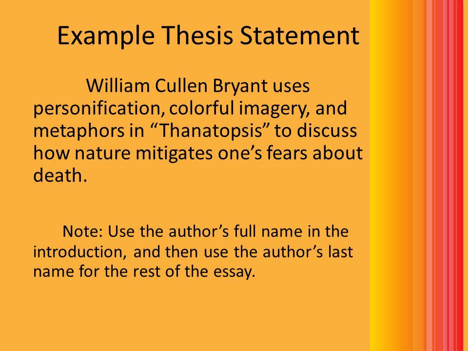 Personification Examples