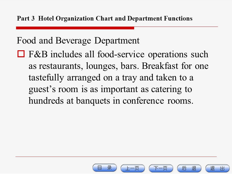 departments of a hotel and their functions Start studying hotel organization and management learn arranging and planning food and beverage functions or departments within a hotel that do not. departments of a hotel and their functions Start studying hotel organization and management learn arranging and planning food and beverage functions or departments within a hotel that do not.