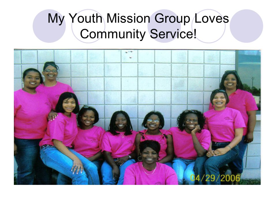 My Youth Mission Group Loves Community Service!