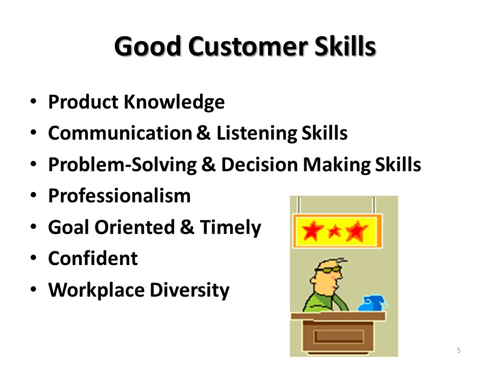 skills for good customer service