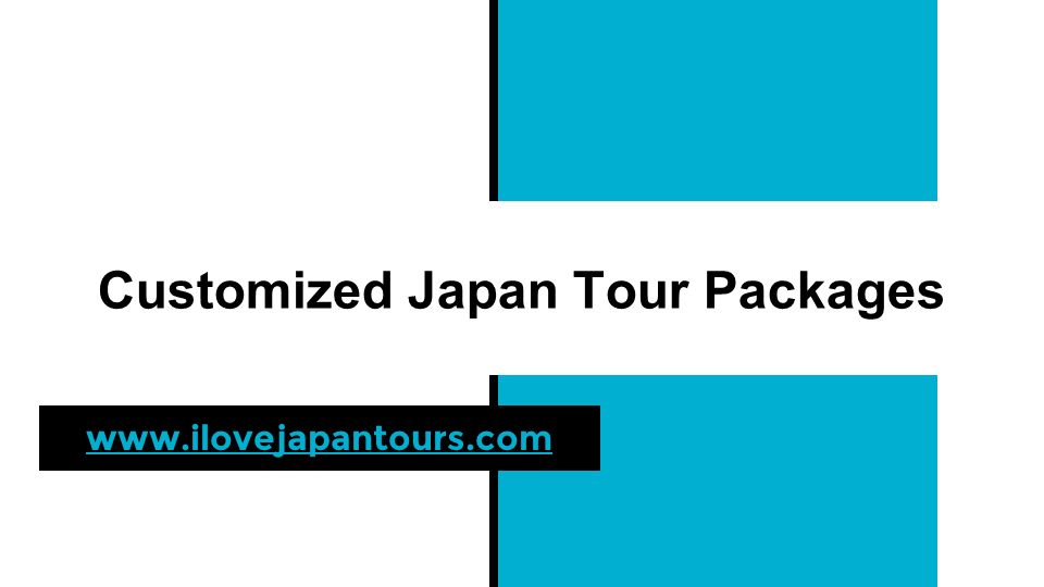 Customized Japan Tour Packages
