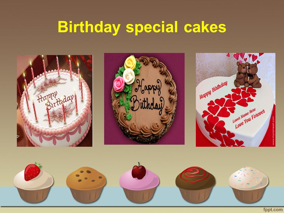 Birthday special cakes