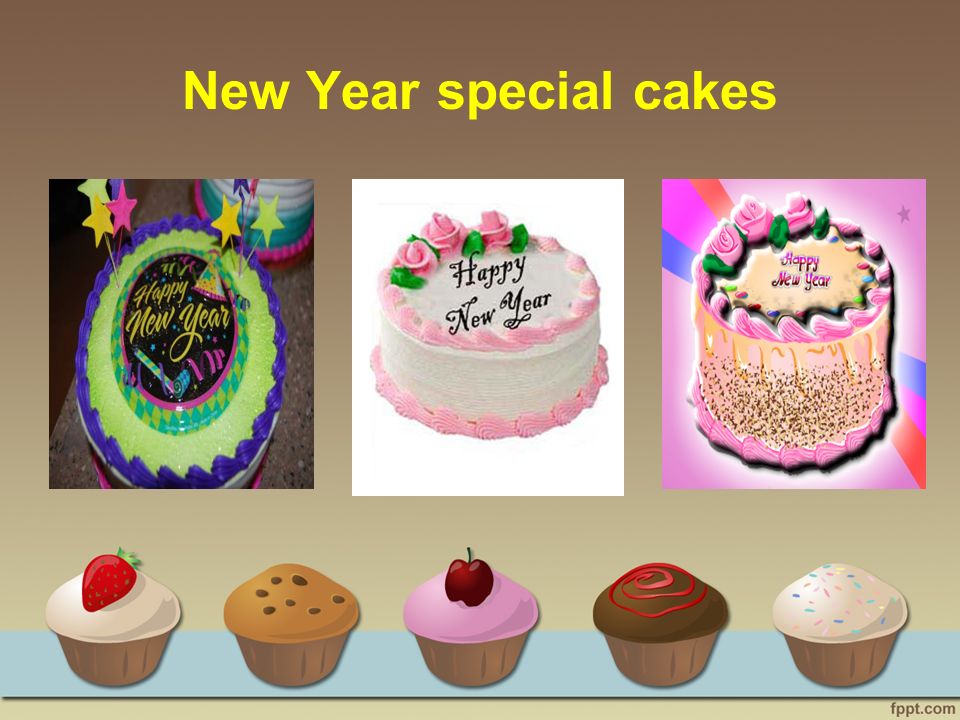 New Year special cakes
