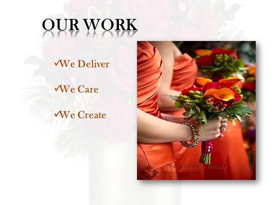 We Deliver We Care We Create