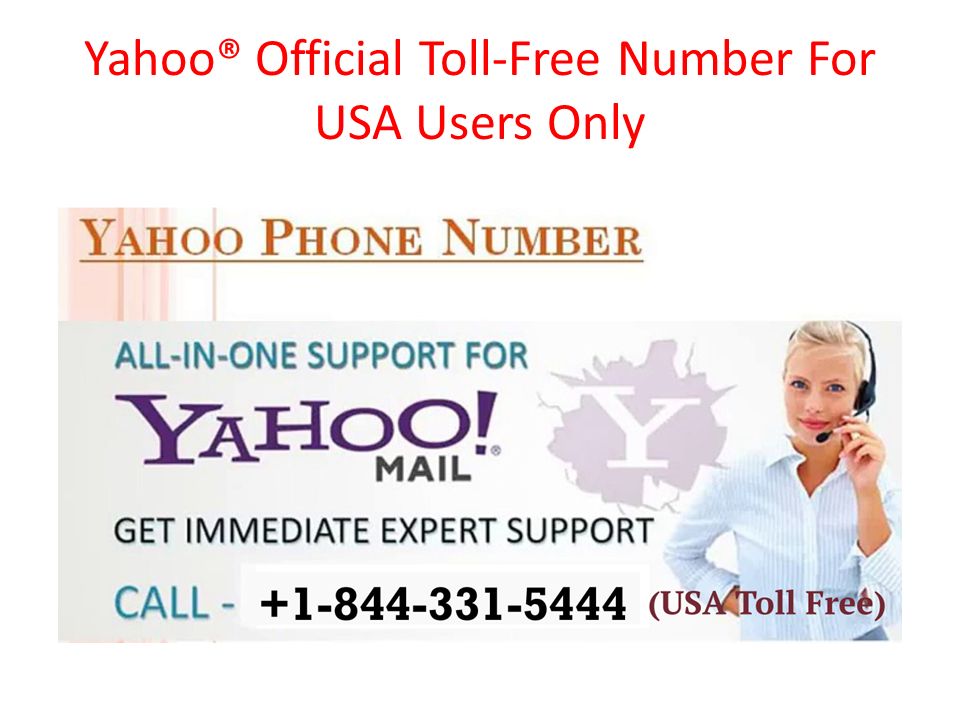 Yahoo® Official Toll-Free Number For USA Users Only
