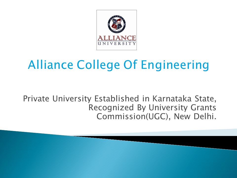 Private University Established in Karnataka State, Recognized By University Grants Commission(UGC), New Delhi.