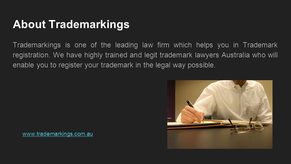 About Trademarkings Trademarkings is one of the leading law firm which helps you in Trademark registration.